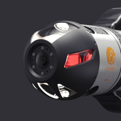 The front tip of the Eelume robot.