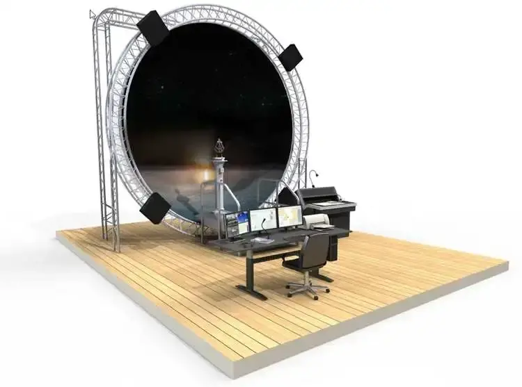 K-Sim Navigation configuration for celestial navigation simulation training