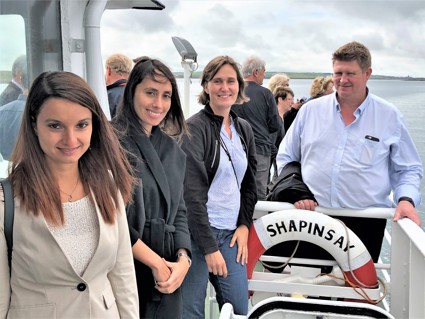 Maria Angrisani, Kristina Juelsgaard - Ballard Europa &  Hans Westad of KONGSBERG’s research and innovation department