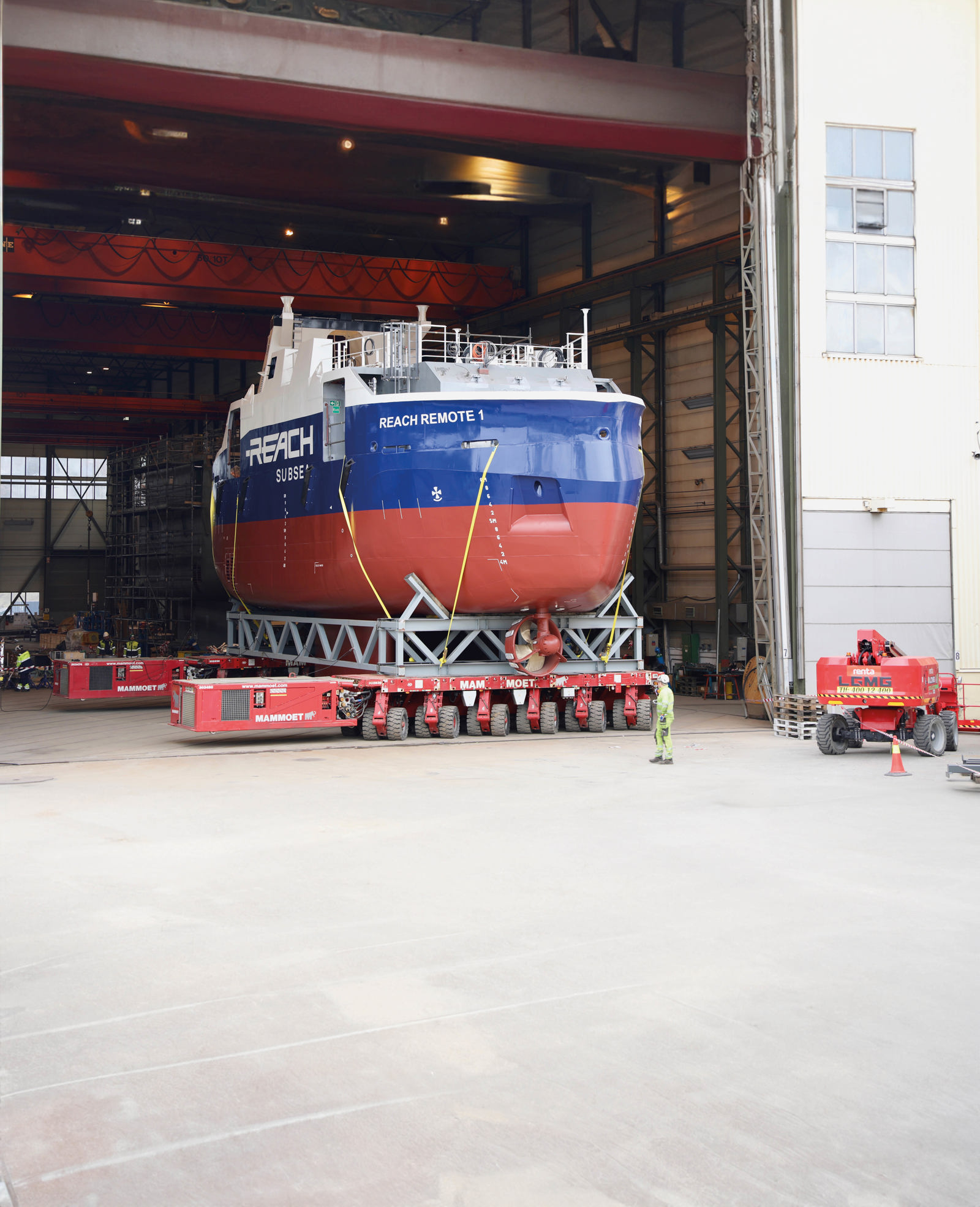 Reach Remote 1 at the yard