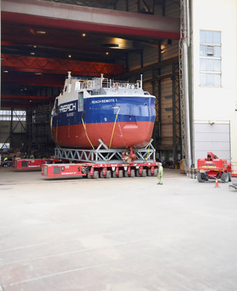 Reach Remote 1 at the yard