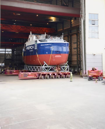 Reach Remote 1 at the yard