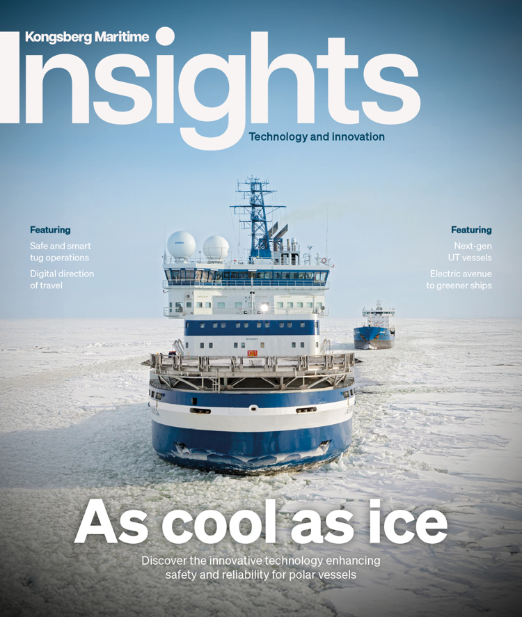 Kongsberg Maritime's magazine Insights 1/26: As cool as ice