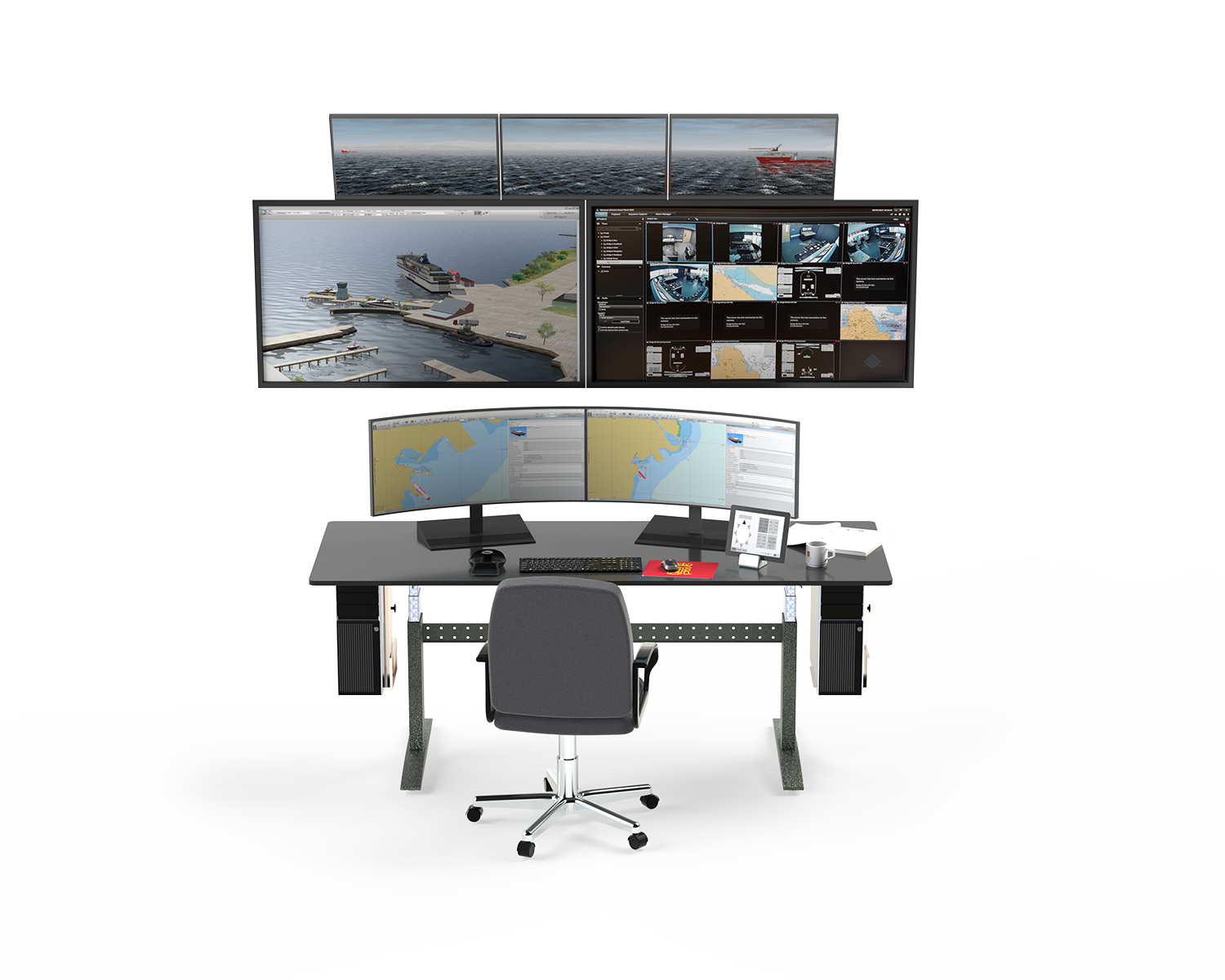 K-Sim Navigation Instructor Station illustration