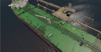 K-Sim Cargo simulator - deck view