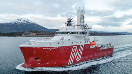 The Norwind Hurrican vessel at sea