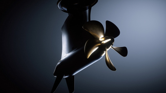 Picture of an elegance pod with a dark background