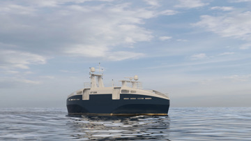Kongsberg Maritime UT 5208 Unmanned Surface Vessel design 